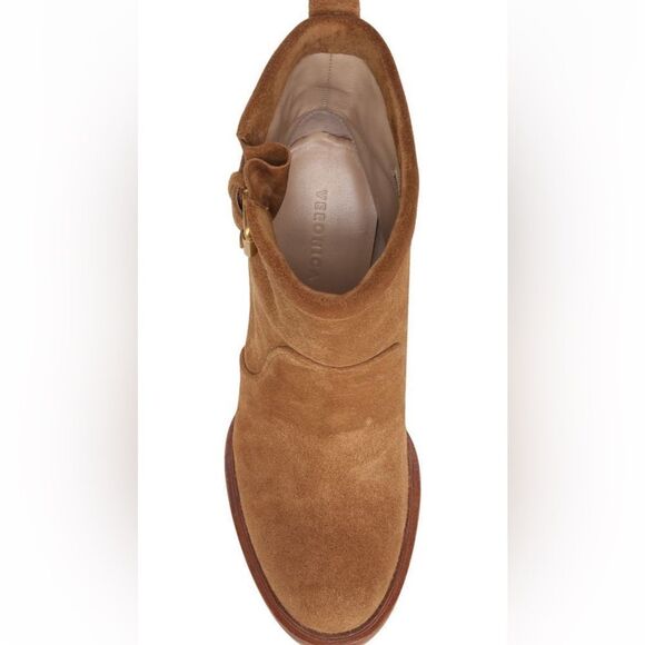 NEW Veronica Beard Hannigan Suede Lug Sole Boots | Hazelwood | Water-Repellent - Picture 6 of 12